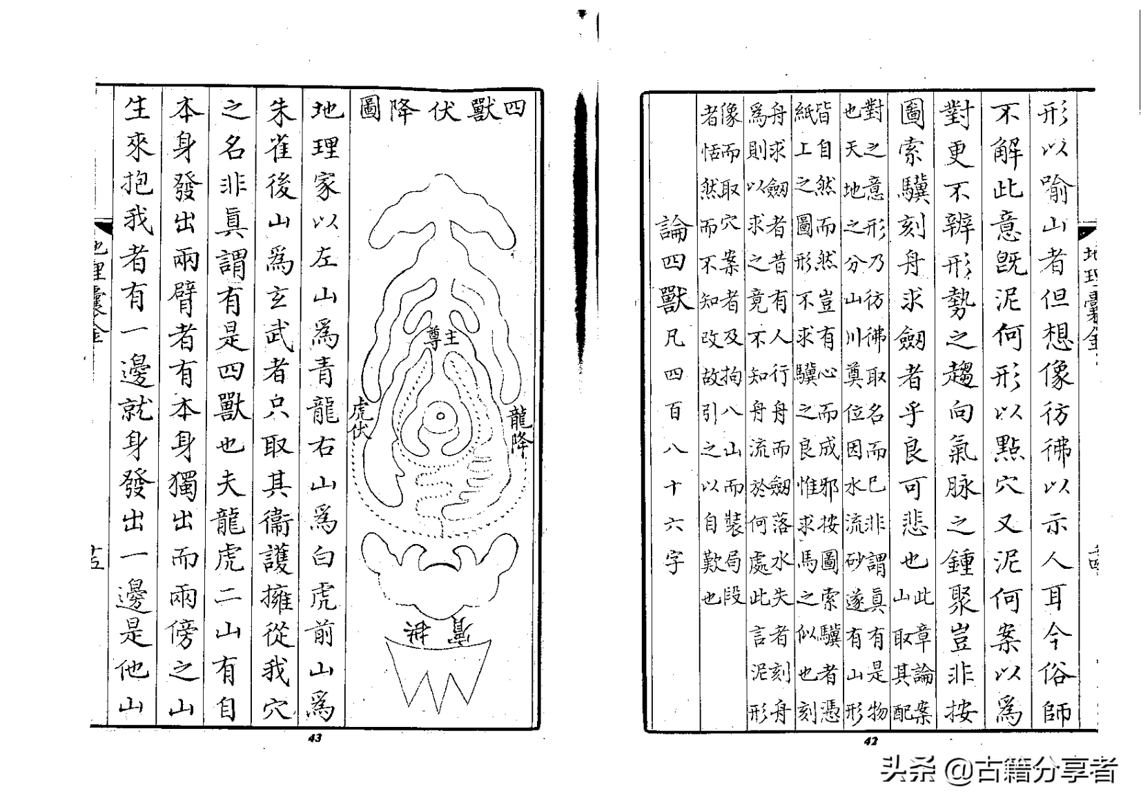 风水地理书《地理囊金集注》