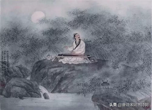 王維：倚杖柴門外，臨風聽暮蟬