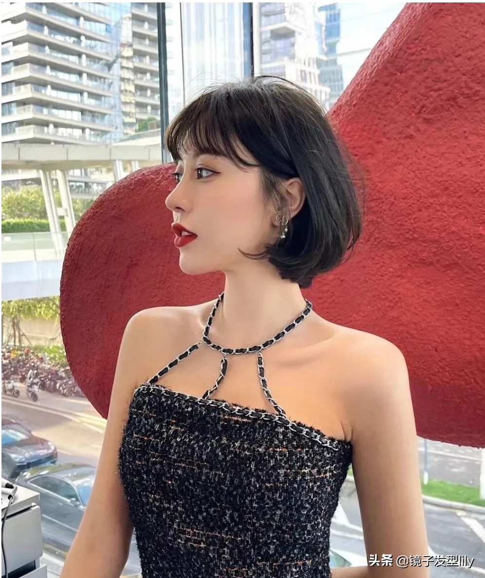 内扣短发发型图片(当下流行) - 赤虎壹号