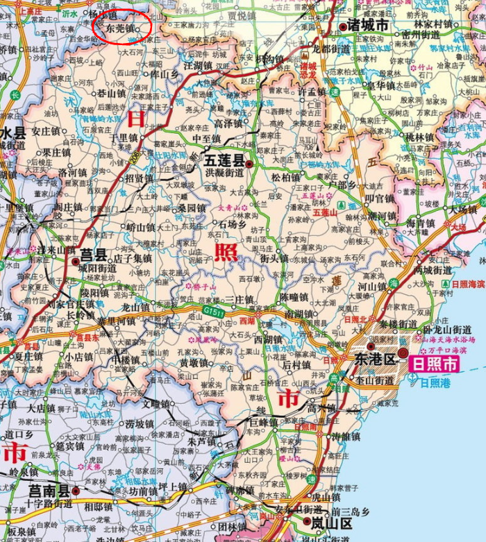 东莞不仅广东省有，山东省也有，置县甚至比广东的还要早近900年