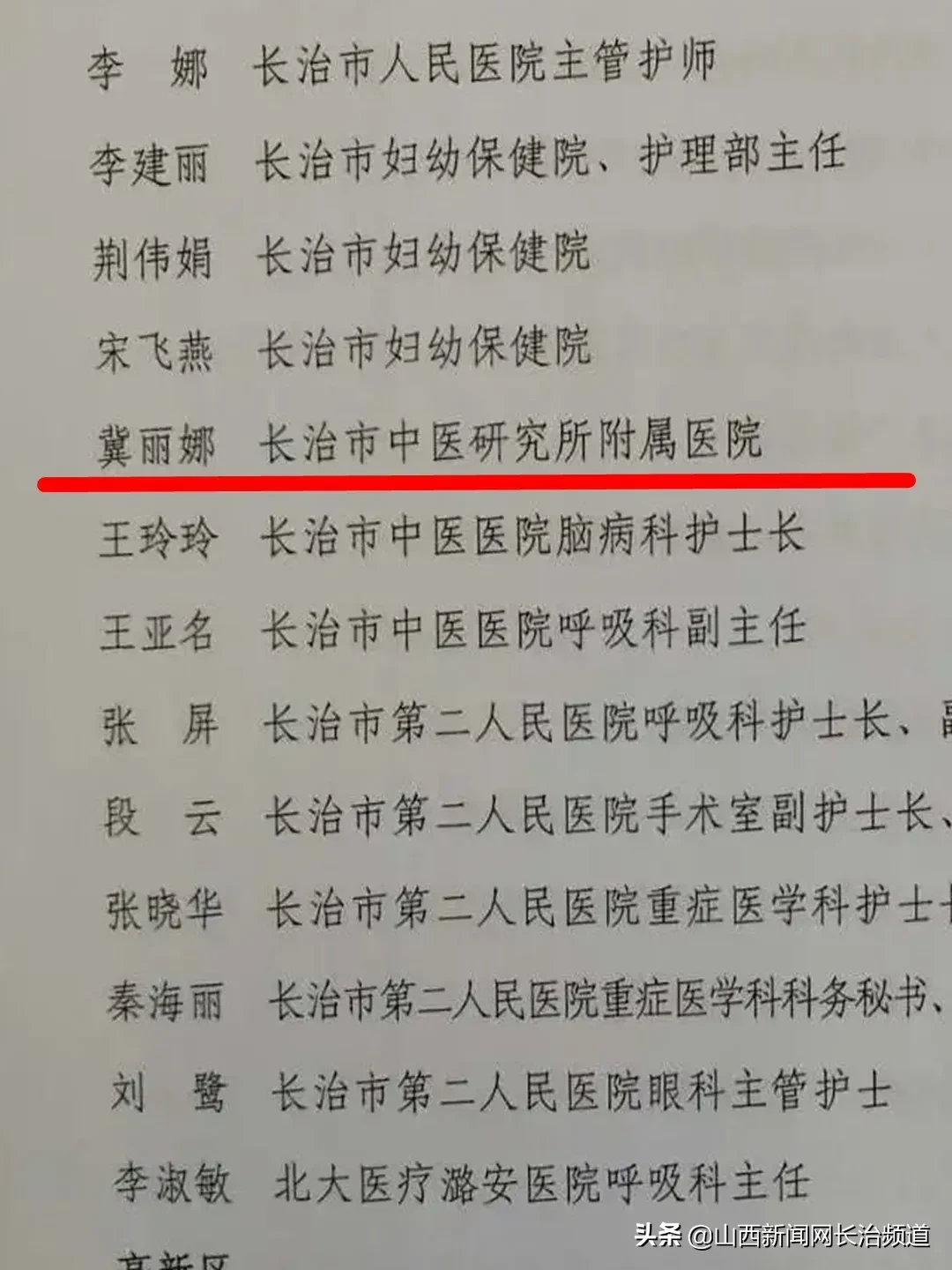 长治市中医研究所附属医院“三八”妇女节，向奋战在医院一线的女性医务工作者致敬