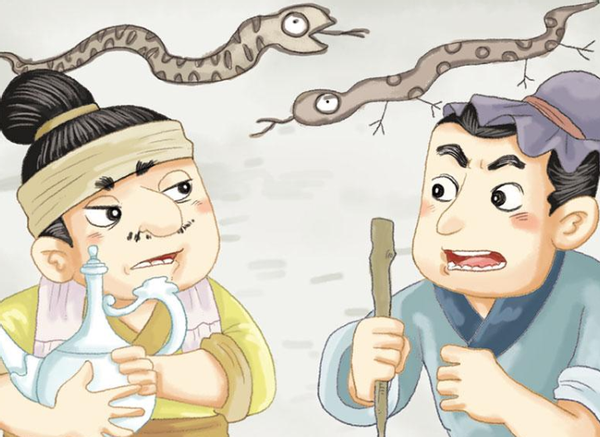 女弟子郭秀仪以为齐白石漏画,画蛇添足补几笔,764万变64万