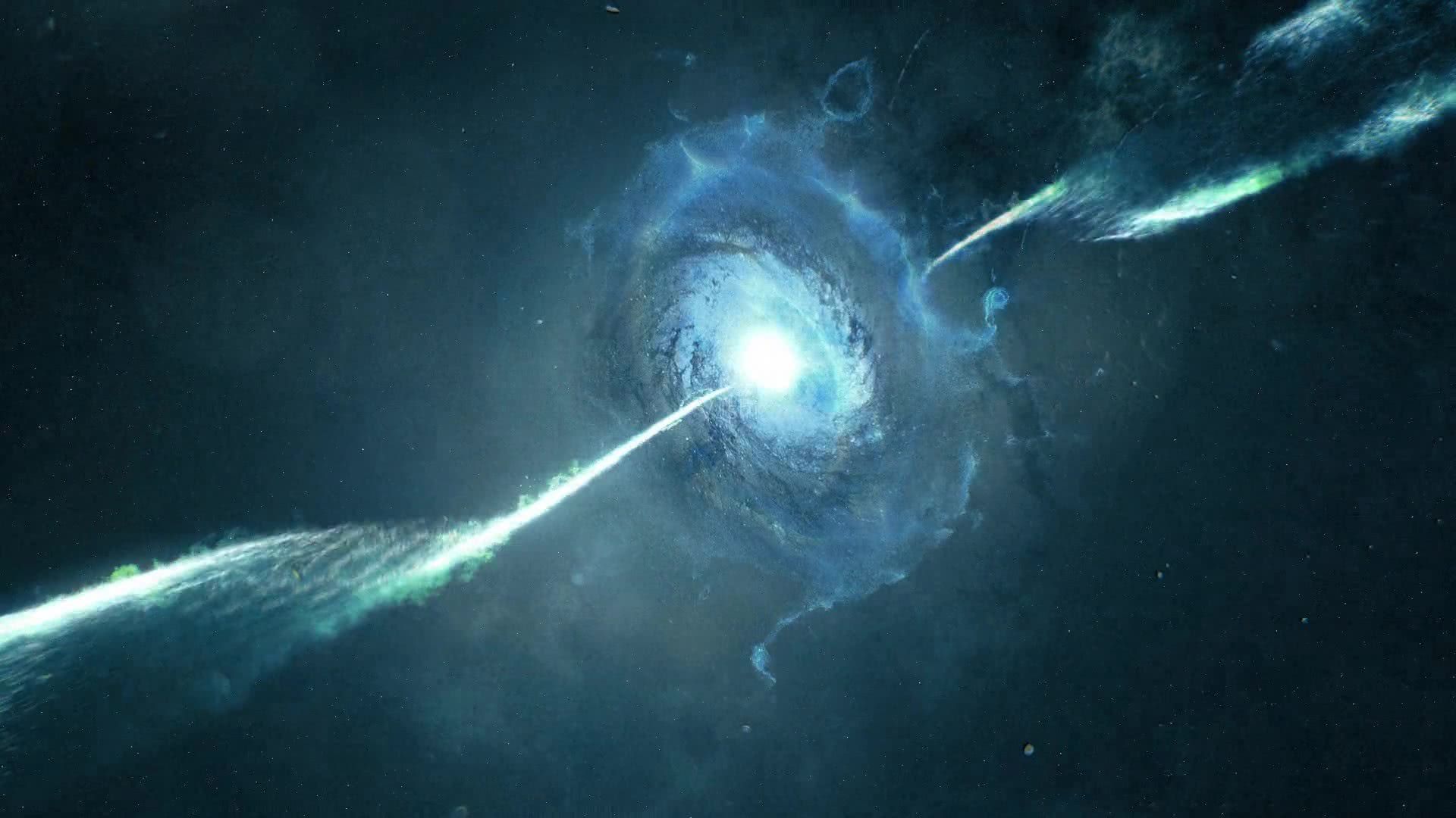 陨石就像一个巨大的黑洞,具有极大的吸引力,连光都可