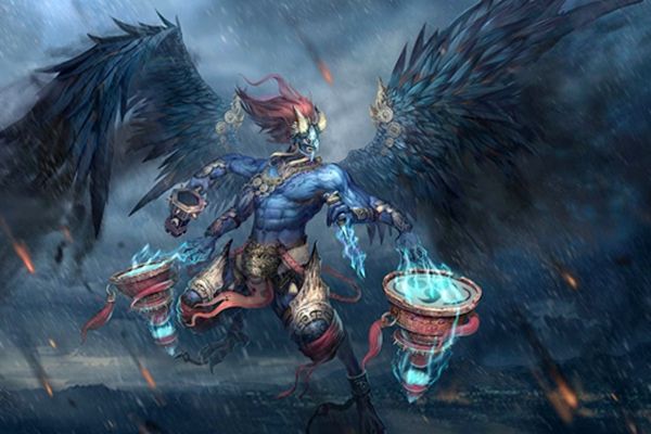 大胃王的"乾坤大挪移"神功最耗体力,从半夜到天明一直煽动翅膀,羽翼仙