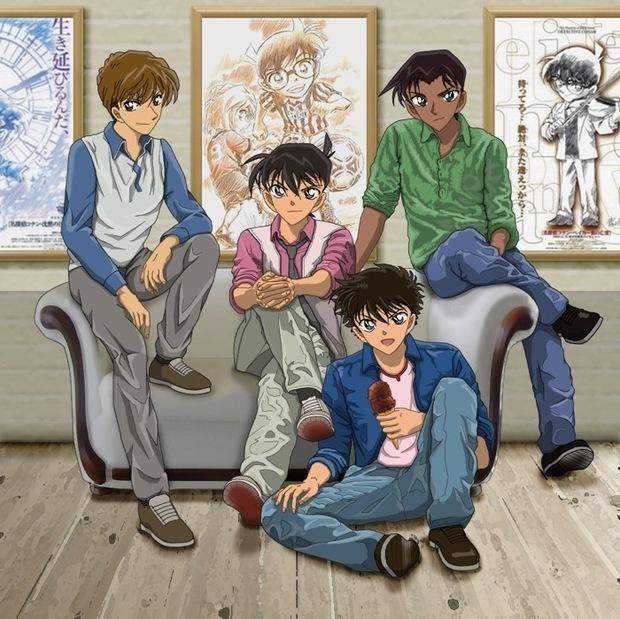 三个侦探(工藤新一,服部平次,白马探)加一个小偷进可让整个日本警视厅