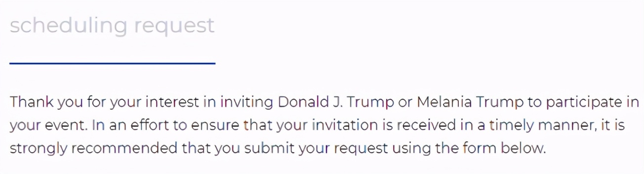 川普开官网承接各种红白喜事祝词！可单独约梅拉尼娅，生意爆火？