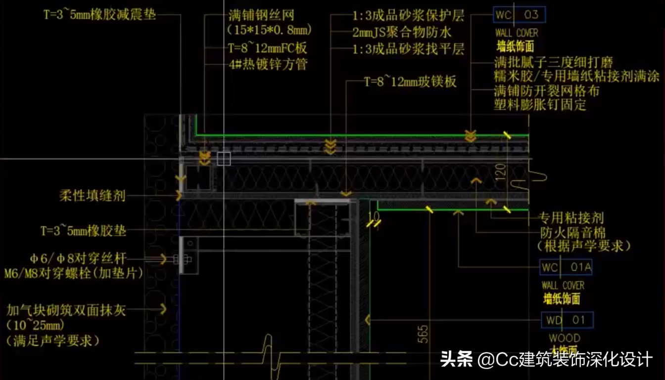 酒店专项隐蔽墙身节点管控标准解析