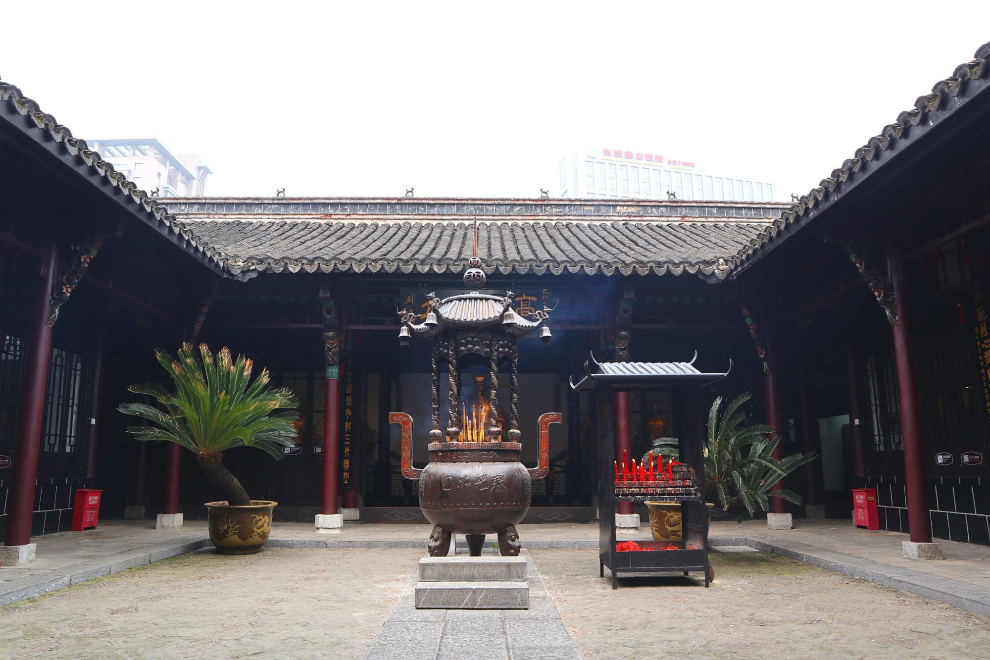 合肥包公祠,包家祠堂为啥李家修?三口铜铡台湾高雄赠予