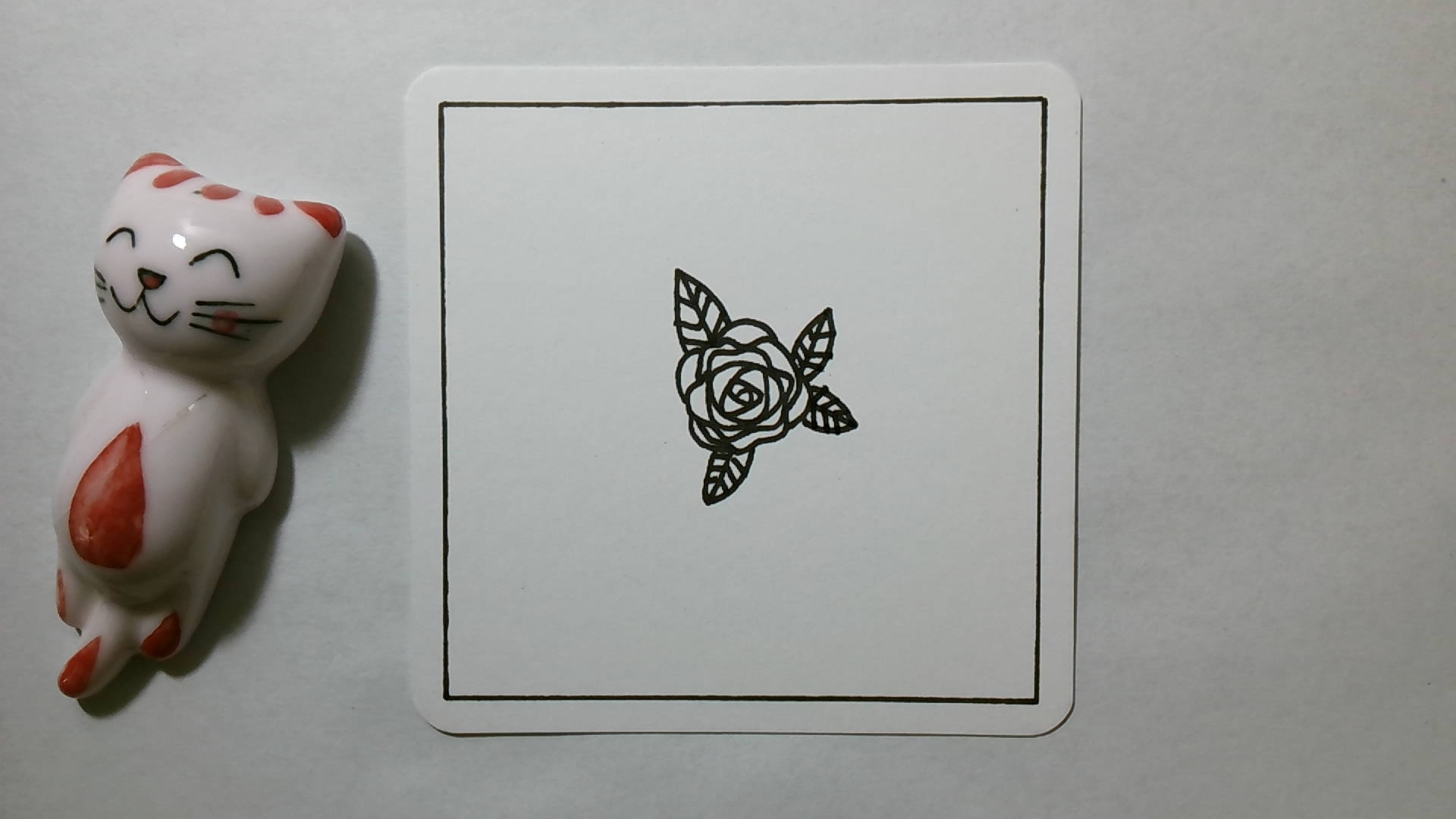 禅绕画教程 玫瑰花的画法 佳辰