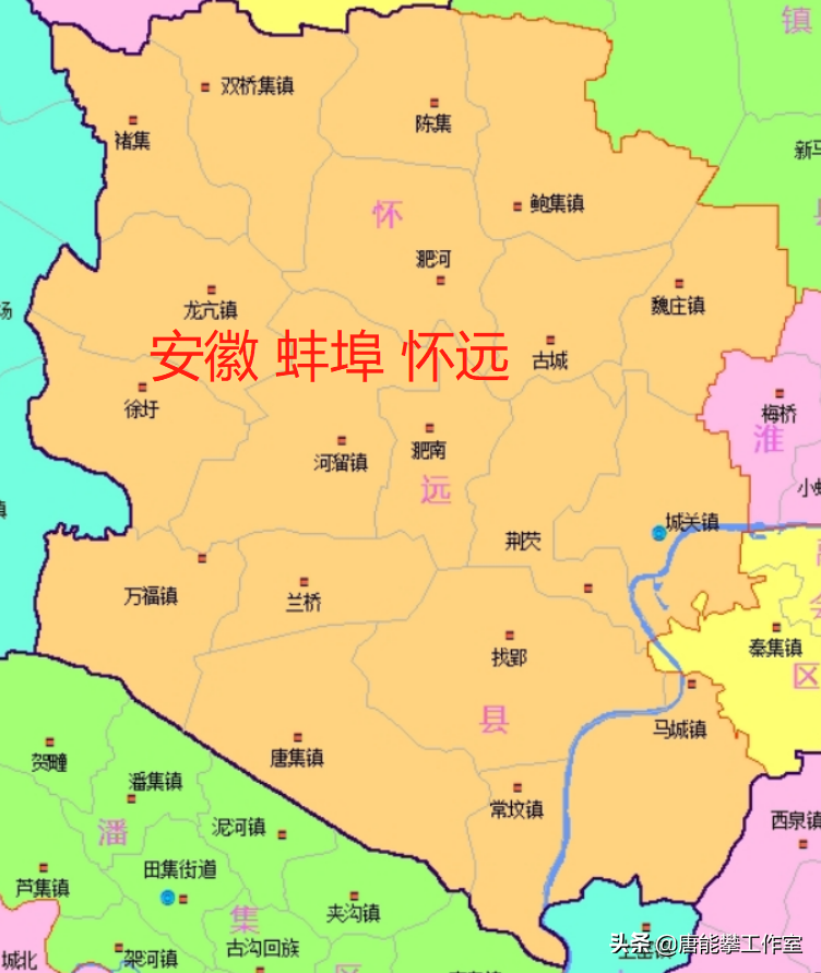 蚌埠市地图高清全图图片