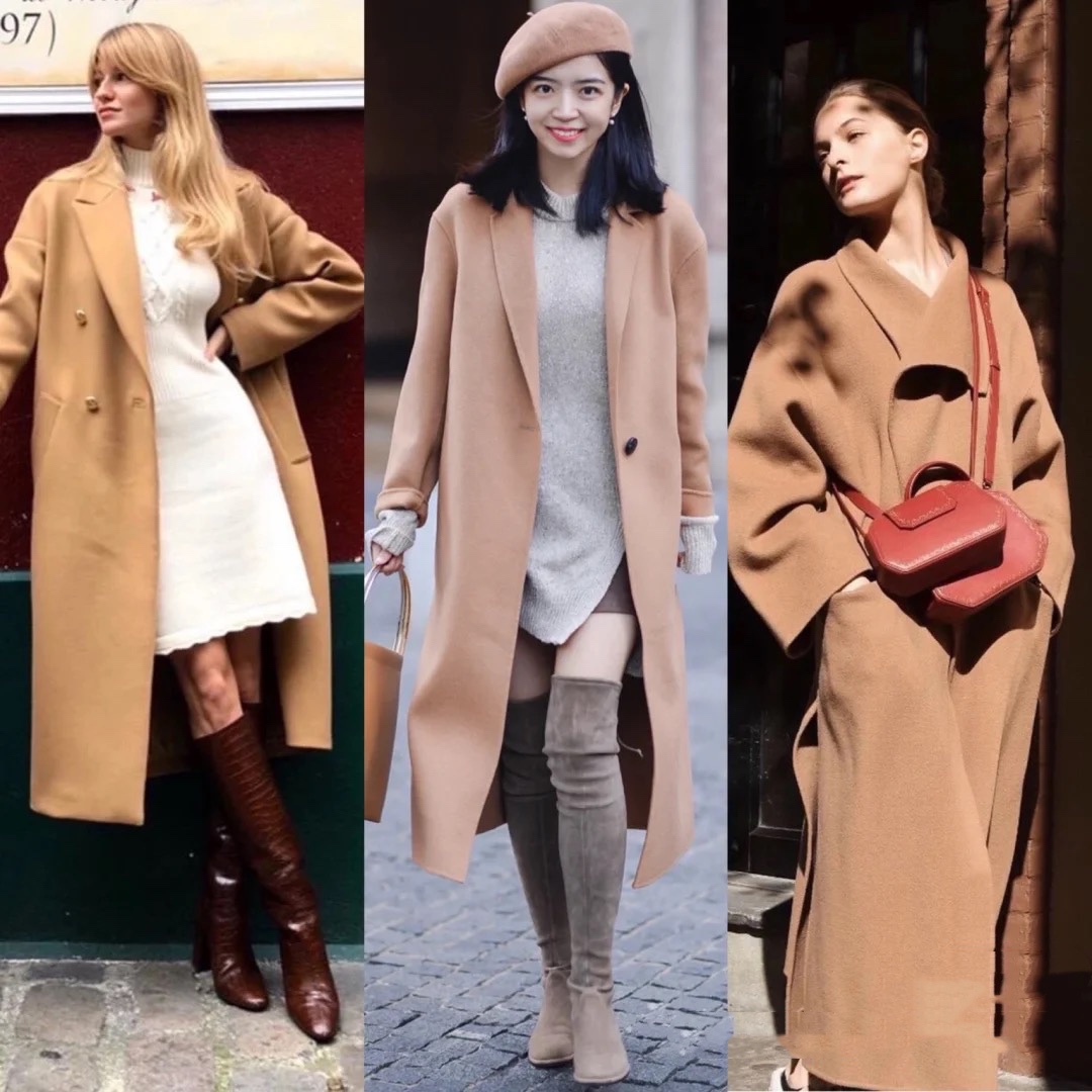 驼色配什么颜色好看 驼色短款上衣搭配图片-百科叔叔