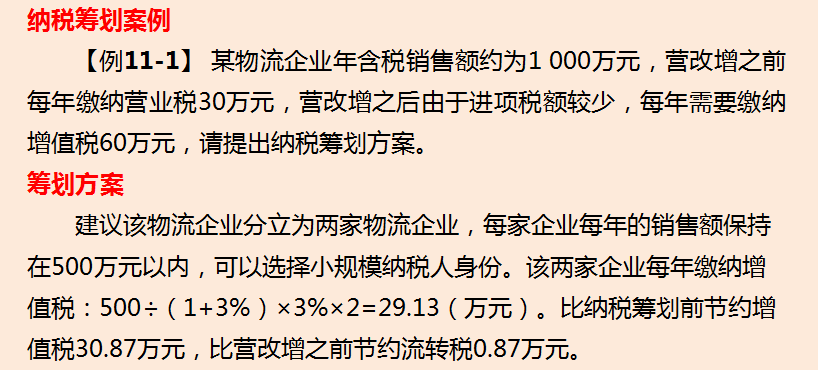 不会税务筹划？13个企业税务筹划案例，直接套用