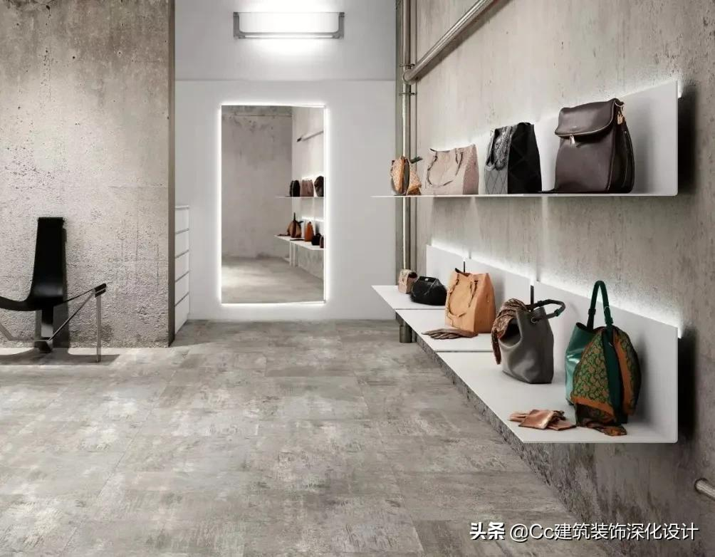 「材料」明明是块瓷砖却有着金属的光泽和质感!太飒了
