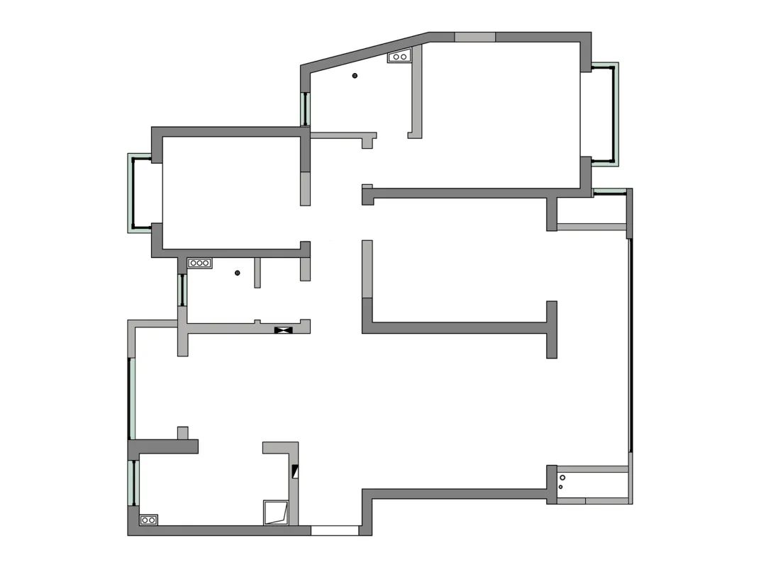 客厅哑光地砖效果图（客厅哑光瓷砖）-第1张图片-华展网