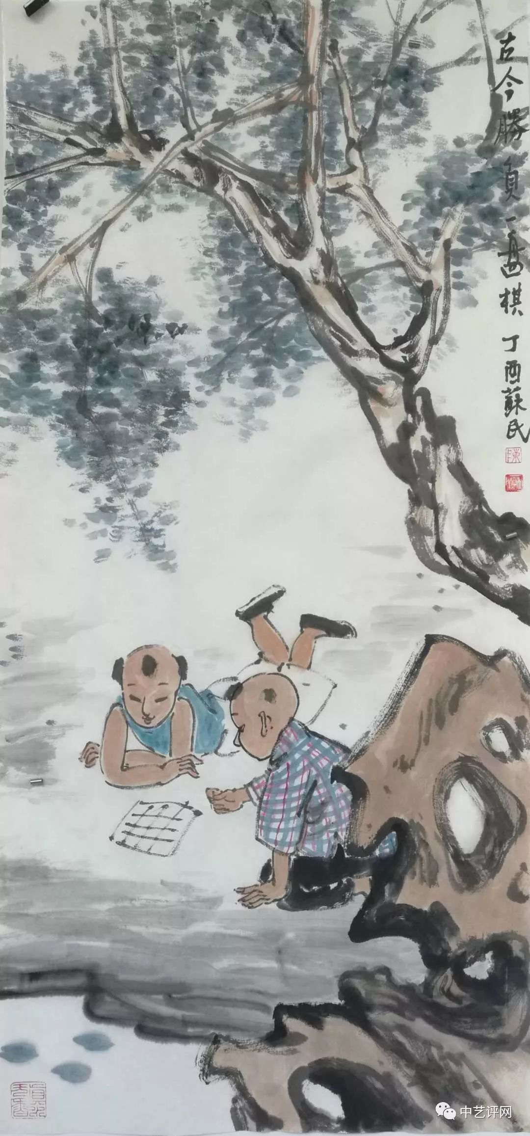 天真烂漫｜陈苏民画童子