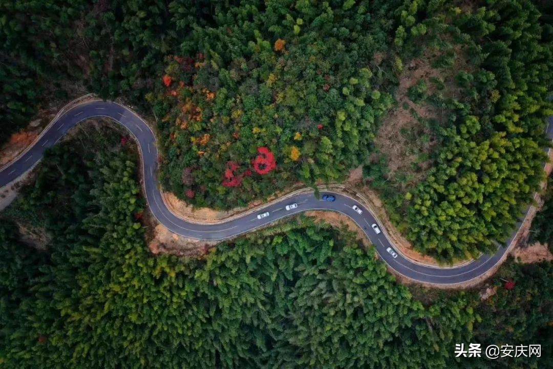 “探寻安徽最美公路”自驾车队走进天柱山