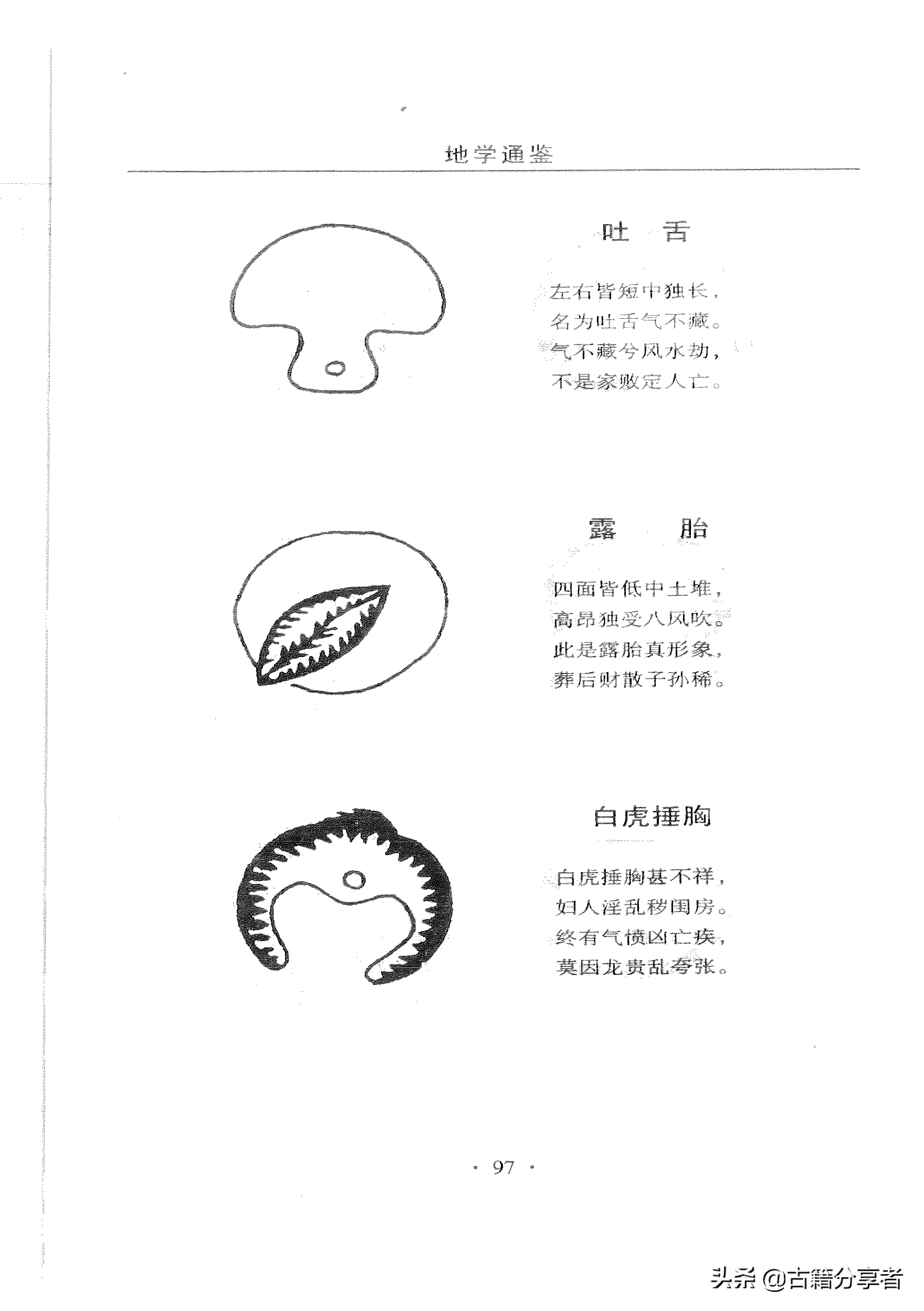 风水地理（地学通鉴）穴分阴阳富贵贫贱