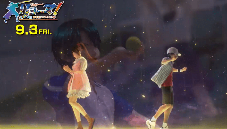 新网球王子龙马和樱乃(网球王子3D新片段，这模型不知道的还以为在玩小黄油)