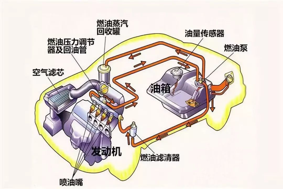 全车气路分布图图片