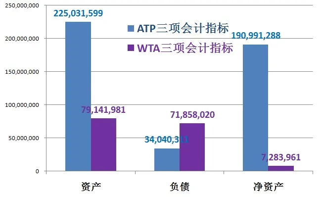 ATP和WTA一年赚多少钱(看图说话：ATP和WTA一年赚多少钱？有多少家底？高管拿多少年薪？)