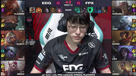 fpx打edg第2場（LOL-LPL：FPX頂住紅色方“勝率壓力”，3-2擊敗EDG挺進春季賽決賽）