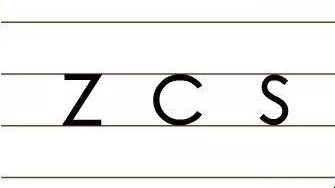 sí sǐ sì三,x f c j q n z s四,略五,略六,z c s七,聲母:z c s y w