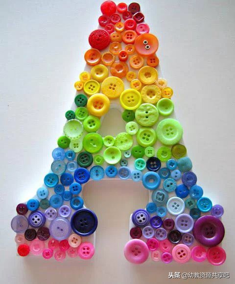 「亲子手工」纽扣手工大全,不知道的老师和家长太low了!