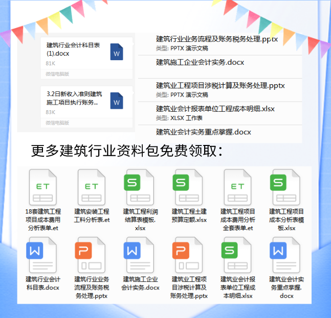 建筑会计都在看：新收入准则下施工项目财务核算&建筑会计科目表