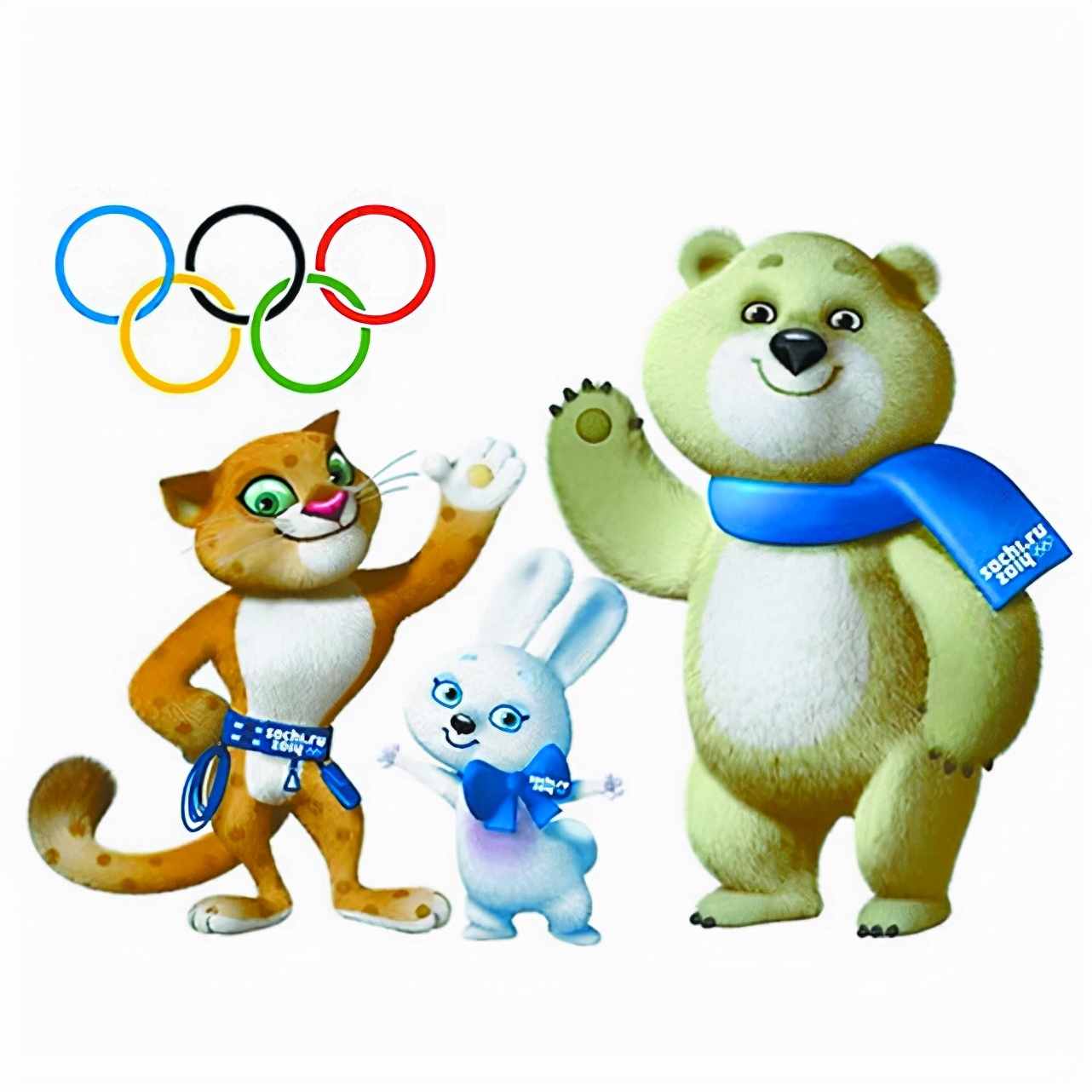 冬季奥运会吉祥物画图片