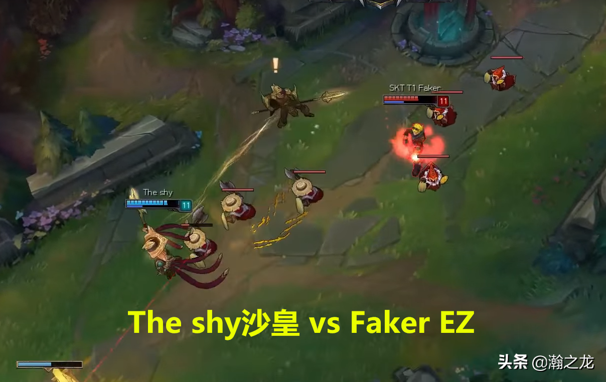 theshy与Faker(The shy和Faker的四次对决，两胜一负一平！)