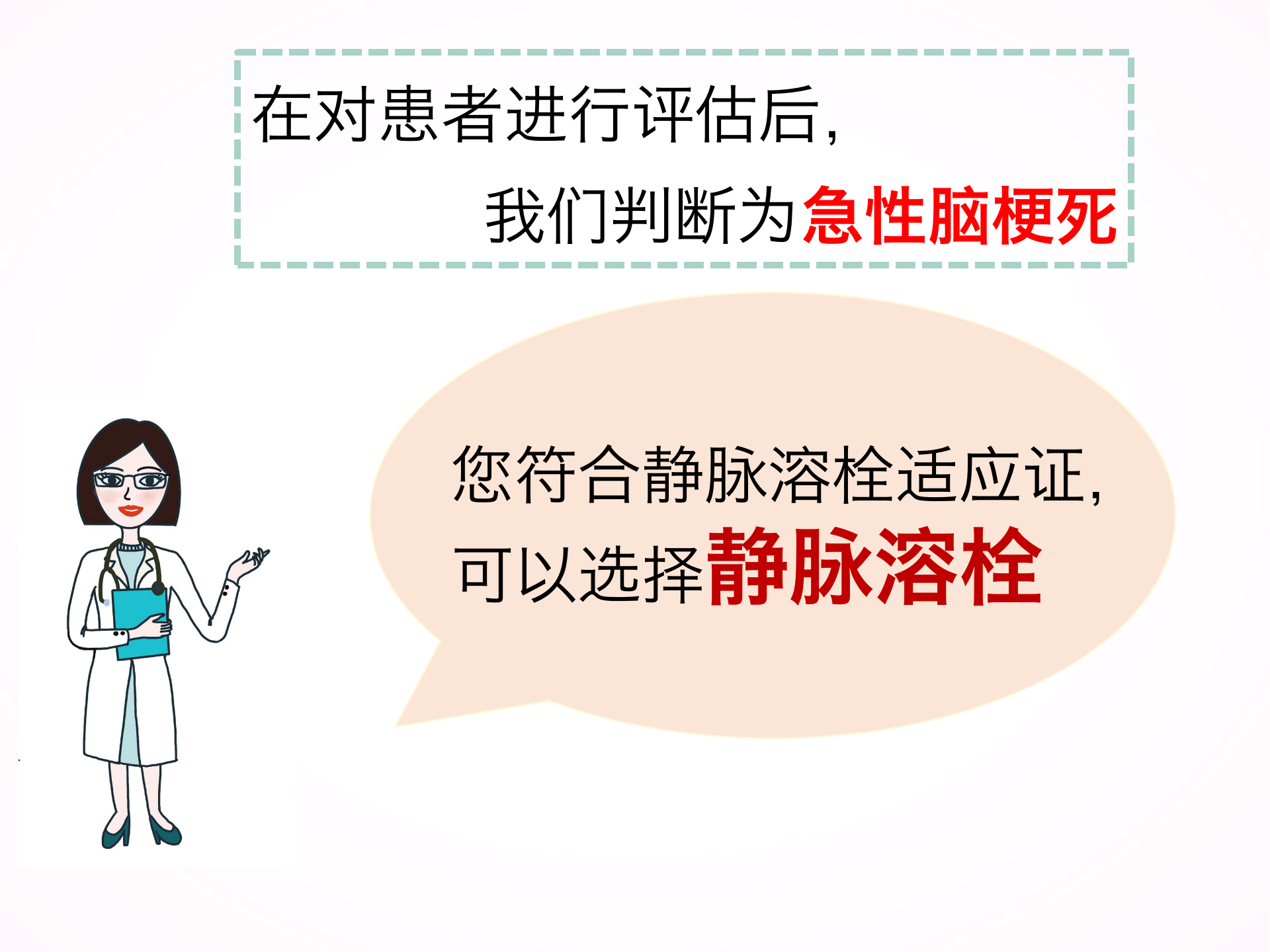 您为什么要选择静脉溶栓？