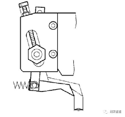 端子前后位置、送料爪、挡板的安装与调整