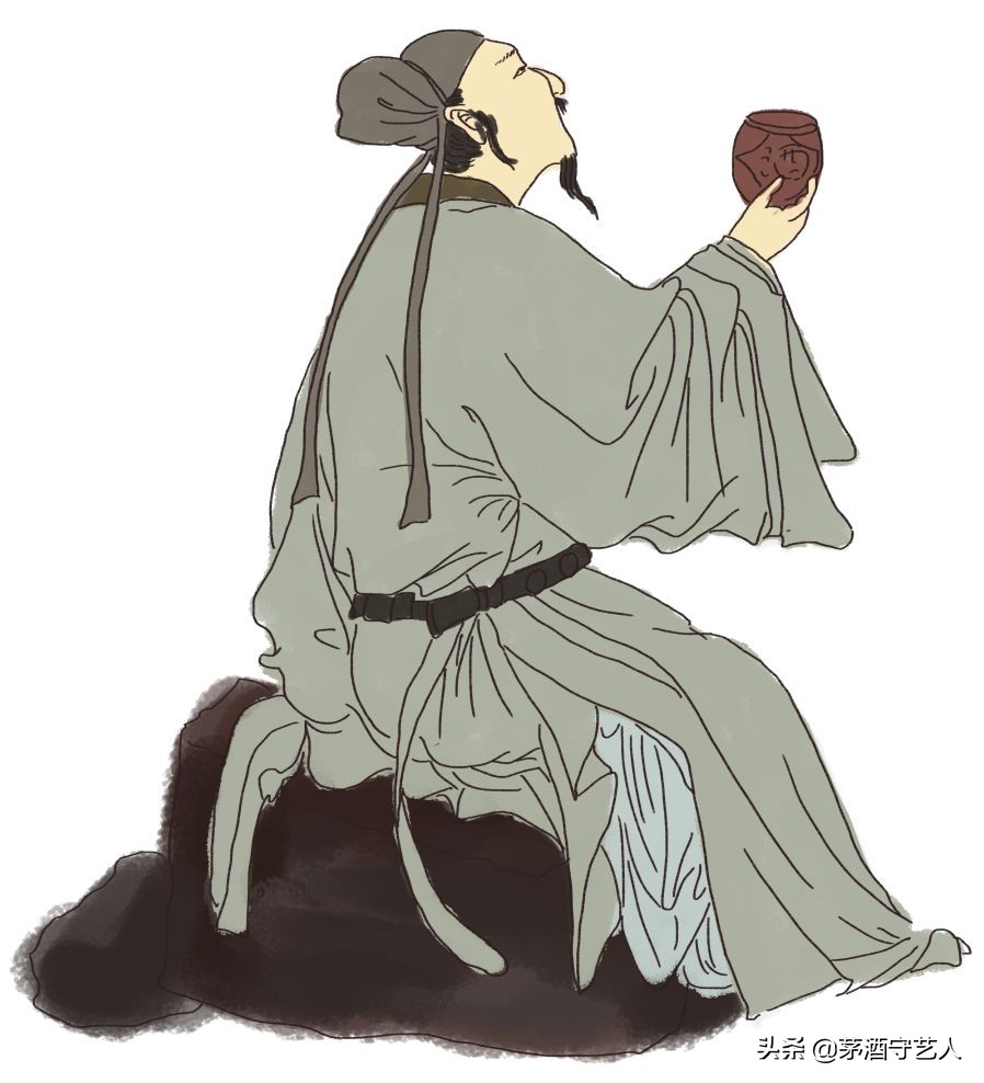 我见此酒如见昔日旧友,那些曾经举杯共饮,促膝长谈的岁月也随着空落落