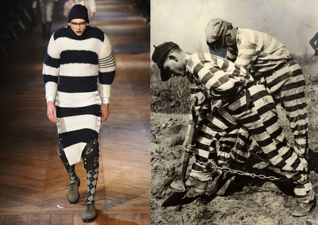 机车文化里最爱的黑白条纹,原来来自监狱的囚装 - 情书号