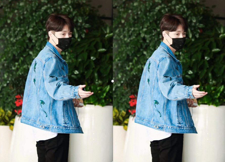 张艺兴换发型如换人，狼尾头配复古外套，靠栏杆随便摆POSE都有型