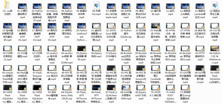 自学python教程基础视频下载 从入门到精通全套资料
