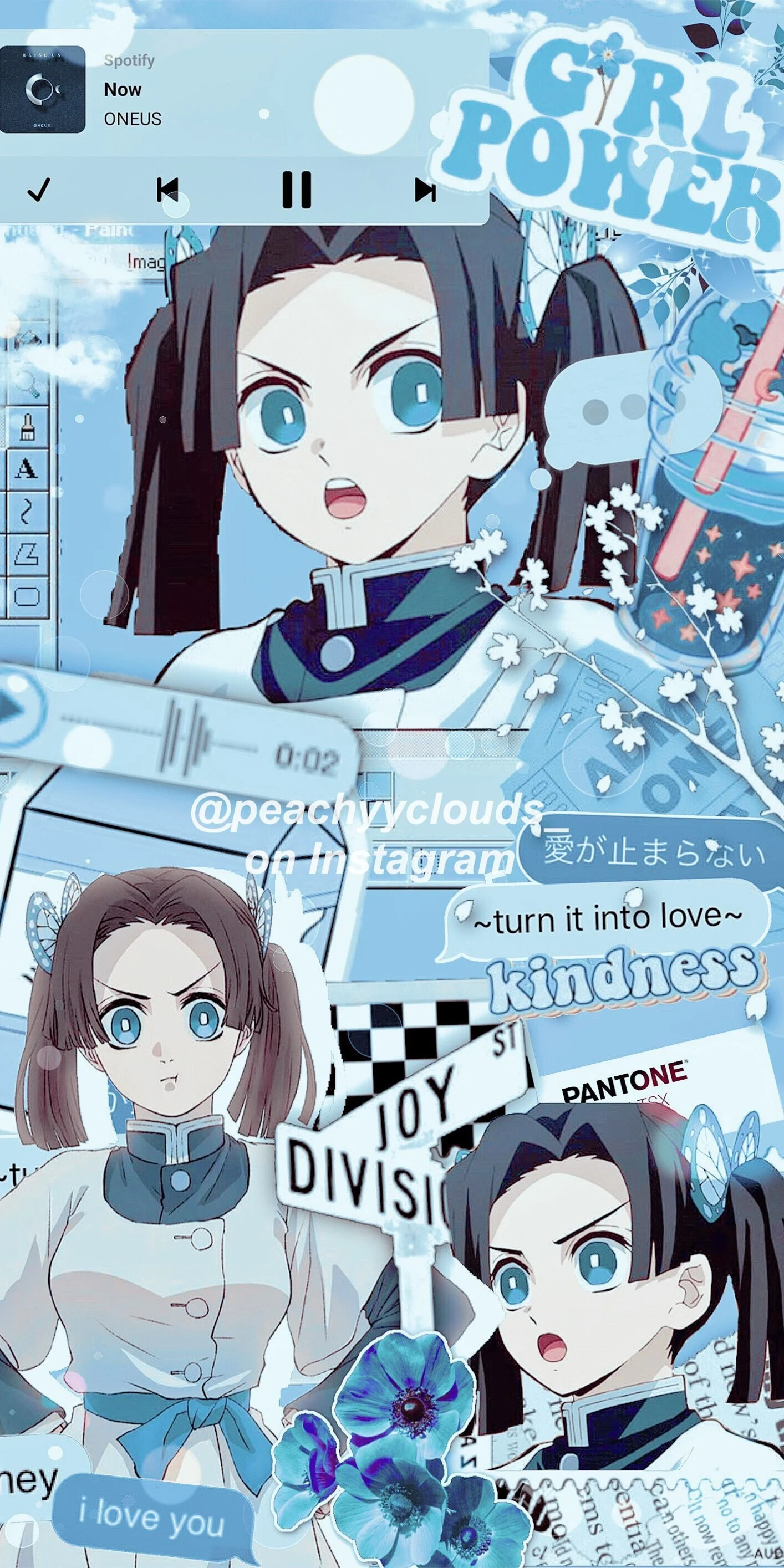 神崎葵(《鬼灭之刃》神崎葵,动漫全面屏壁纸,害怕战斗的邻家女孩)