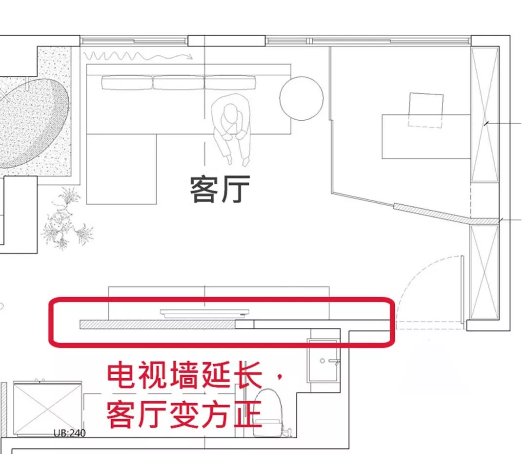 爆改60㎡小公寓，榨出三居室，玻璃书房、大浴缸，都有了