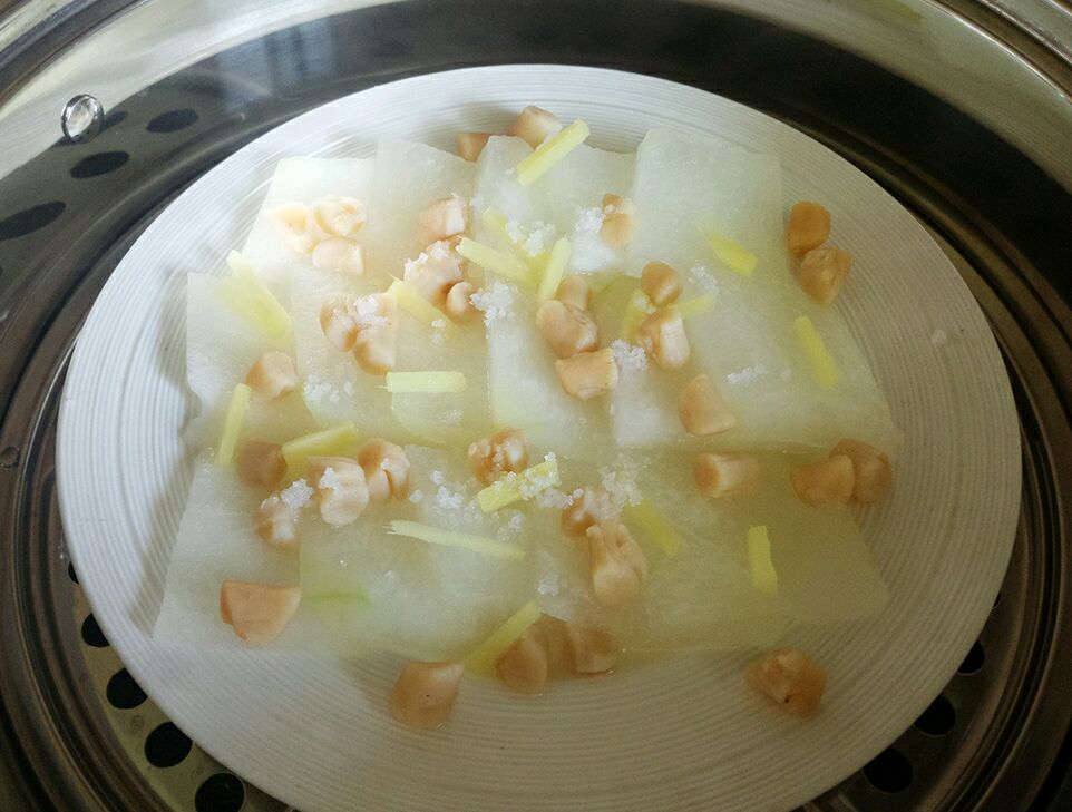 图片[4]-【三鲜蒸冬瓜】做法步骤图 营养好吃 很过瘾-起舞食谱网