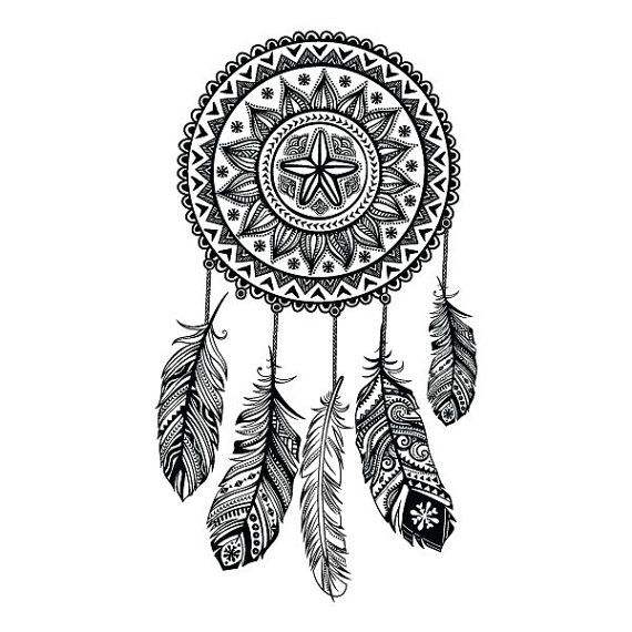 欧美纹身图案介绍:捕梦网