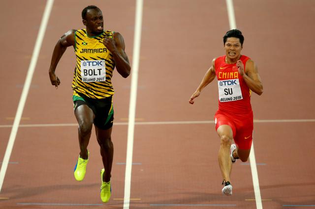 伦敦奥运会100米决赛（都说博尔特统治短跑8年，3届奥运拿8金，那还有1枚金牌输给谁？）