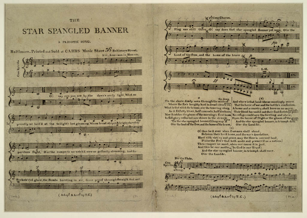 and the star-spangled banner in triumph shall waveand this be