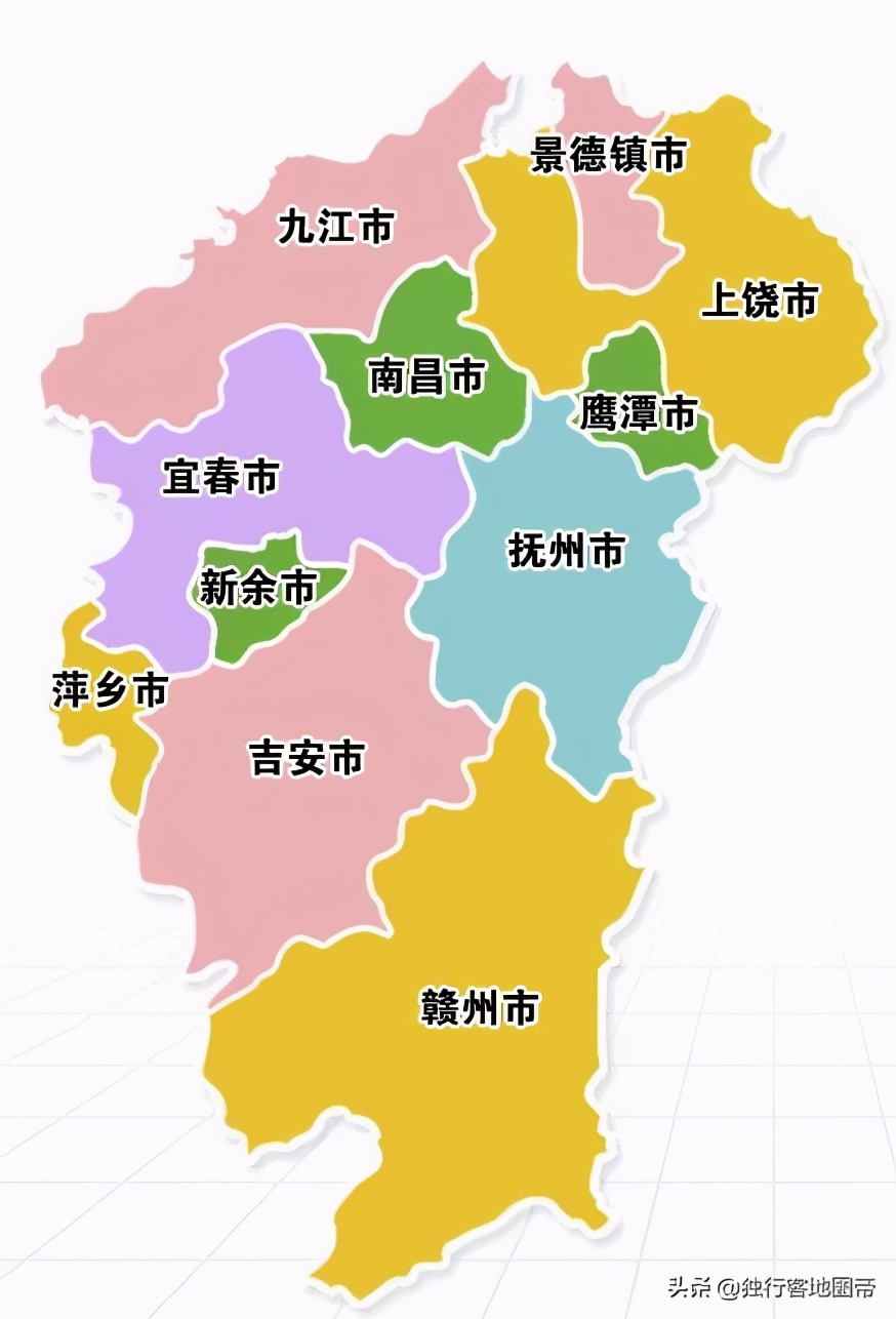 江西新余属于哪个市(江西省地图)