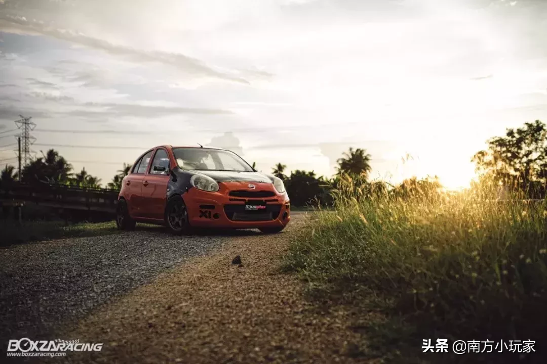 那台惨遭停产的日产小车玛驰，泰仔却玩的如此精彩绝伦