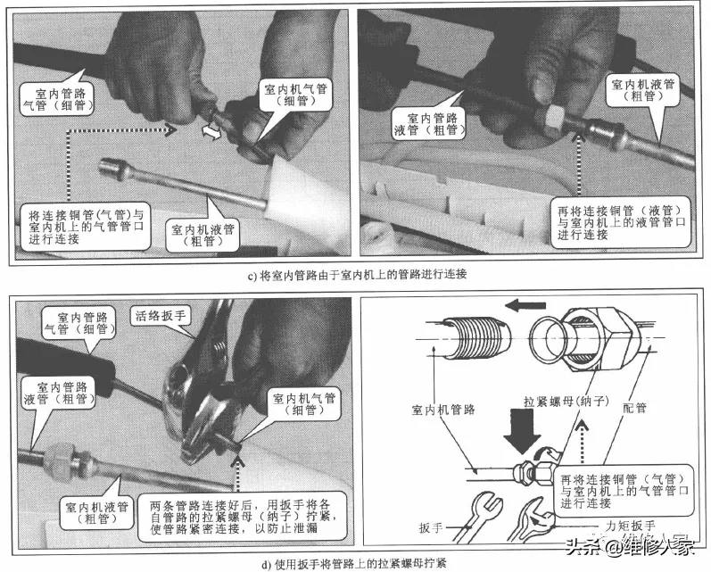 家用中央空调室内机的安装培训