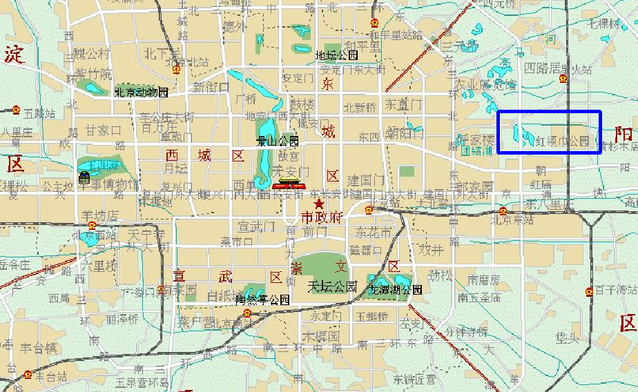 北京市朝阳区地图 朝阳区详细地图全图-有深度有内涵的一个小网站
