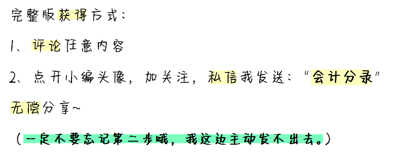 财务主管：73个基础会计分录汇总表格，清晰明了！别死记硬背了
