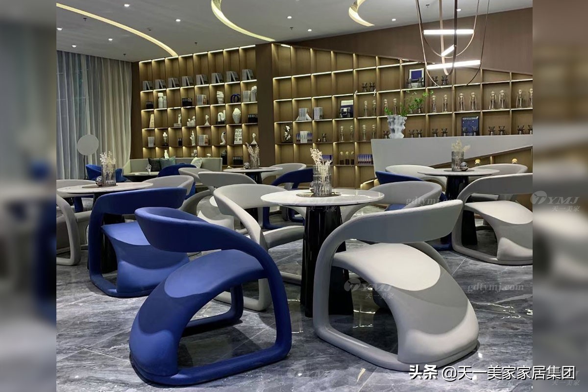 现代时尚售楼部家具工程案例——河南建业.熙和府项目完工