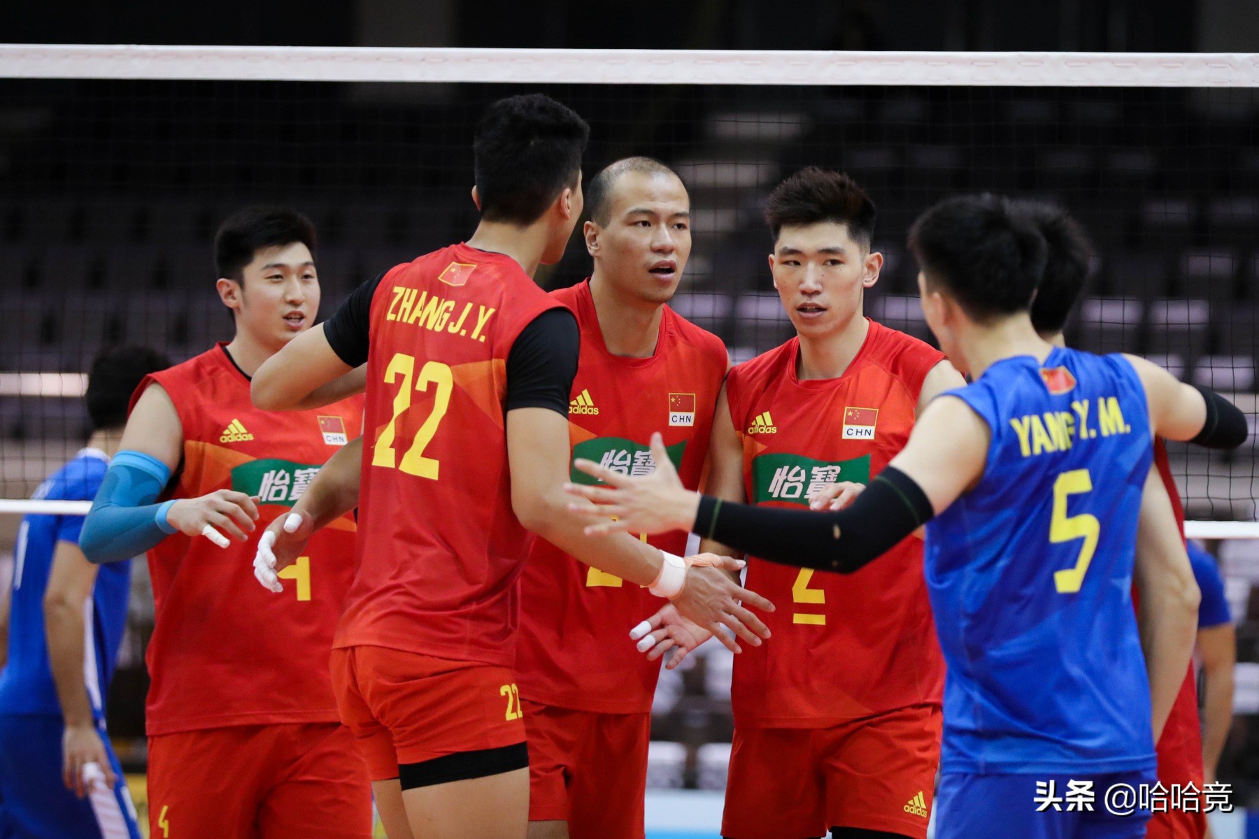 中国男排3比0乌兹别克斯坦，夺亚锦赛两连胜，江川张景胤双星闪耀