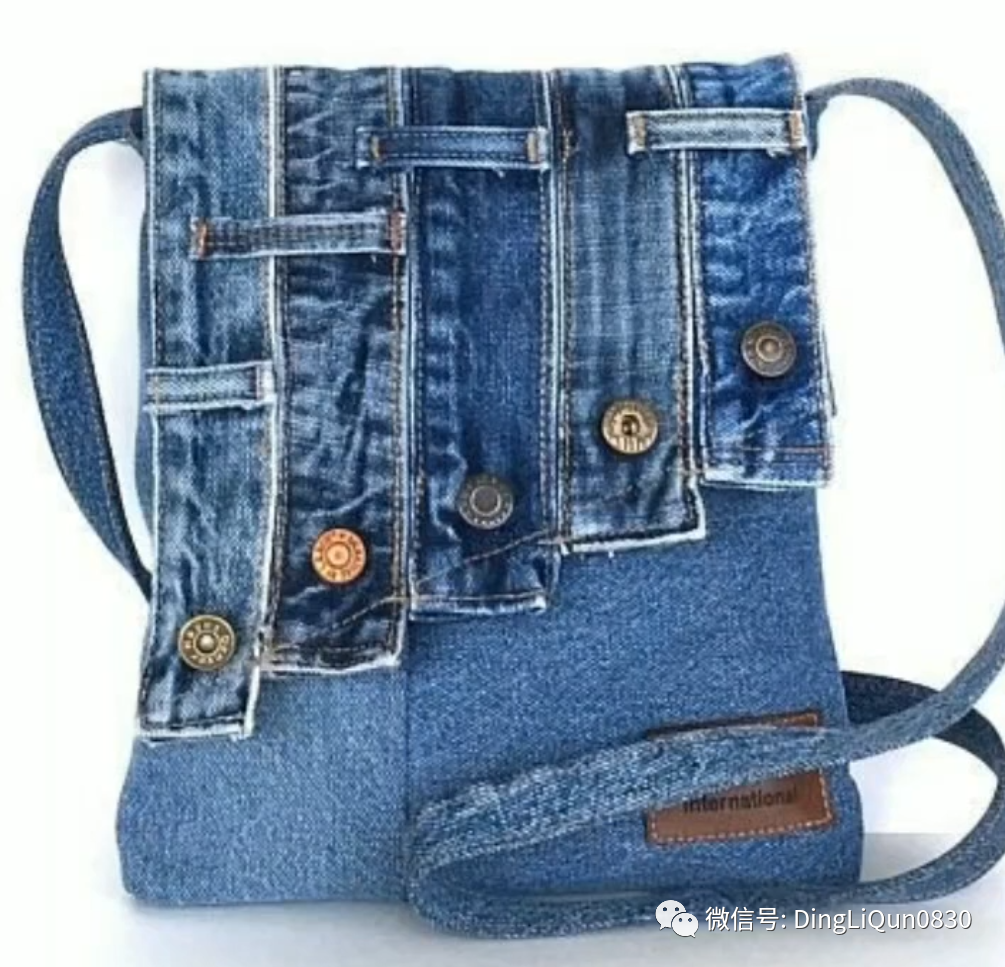 牛仔布包(「布艺作品」85款时尚的牛仔布包包休闲新系列)